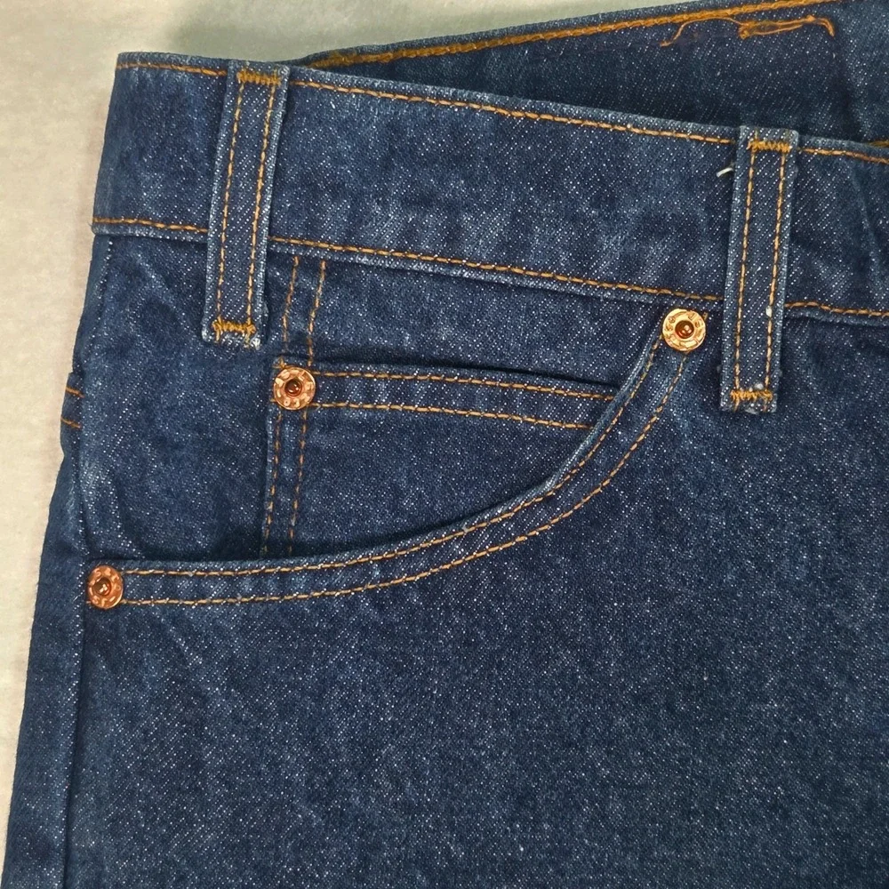 Vtg Levi's 90s 517 Orange Tab Bootcut Jeans Mens 36x32‎ Blue Made USA 1996 Dark